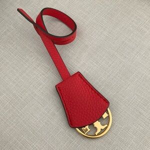 Tory Burch Red and Gold handbag charm